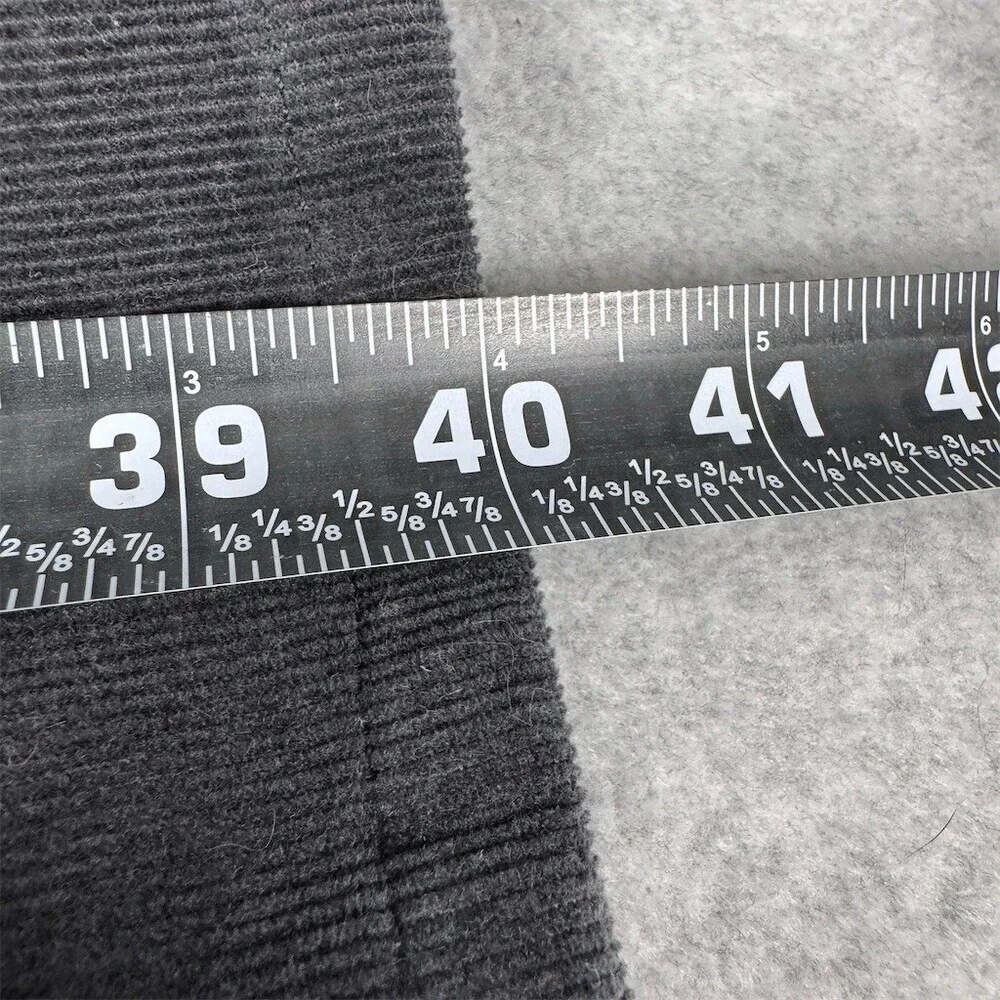 Eileen Fisher Pants Womens Size 10 Charcoal Gray Corduroy Straight Leg